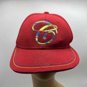 Coogi Cap‎ Mens L/XL Red Retro Fitted Trucker Hats Streetwear 90s